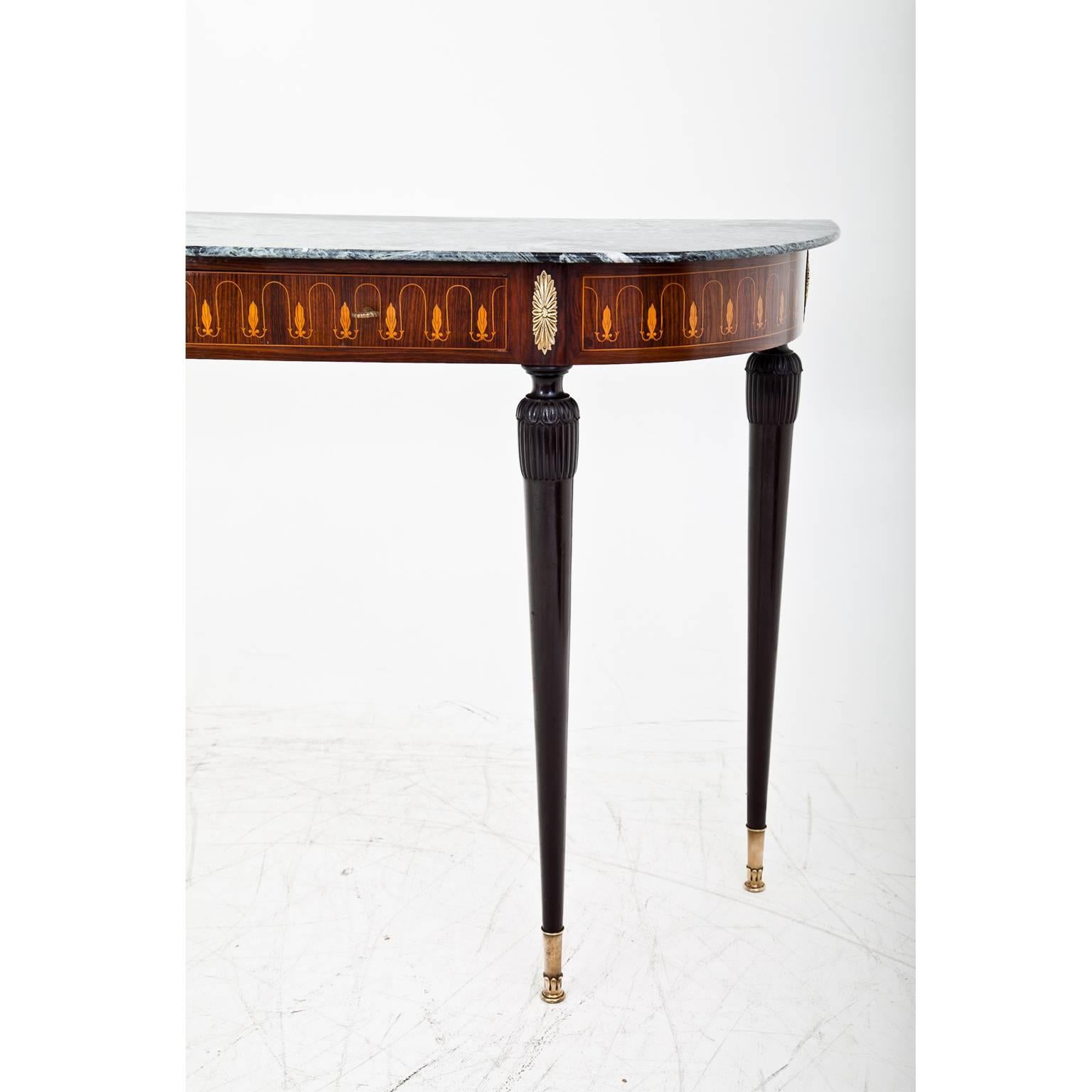 Marble Console Table by Palazzi Dell'arte Cantù, Italy, 1940s