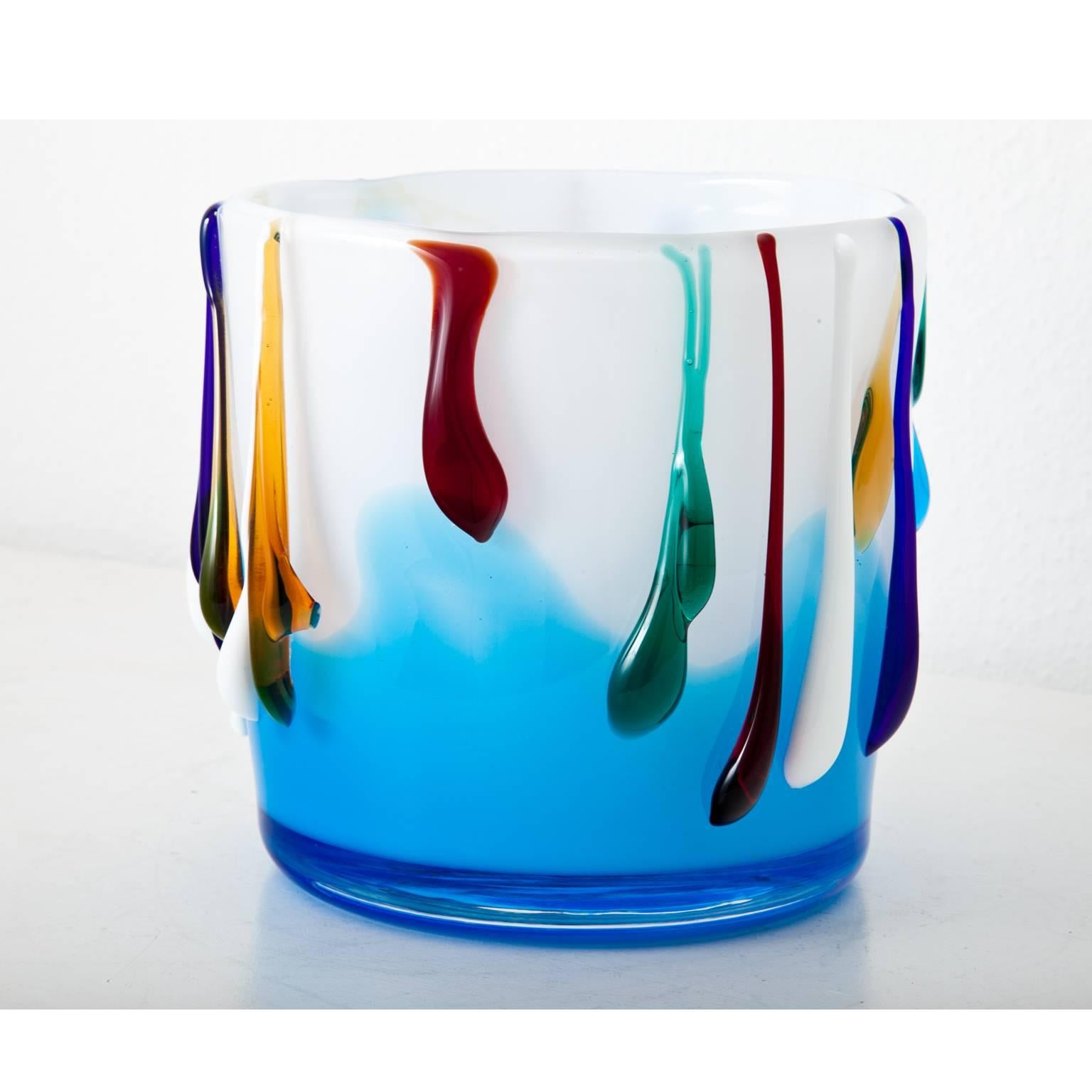 Murano Vase by Simone Cenedese 4/12 In Excellent Condition For Sale In Greding, DE