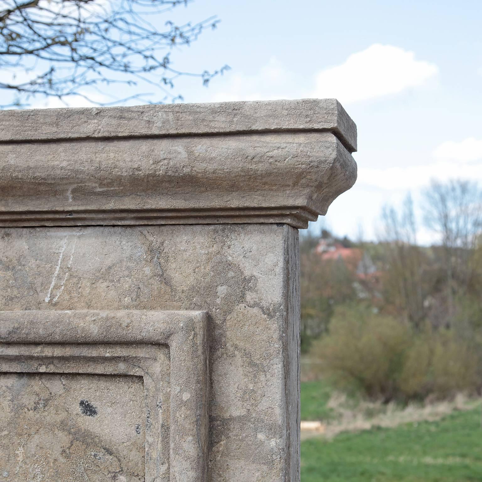 European Large Provincial Style Wall Fountain