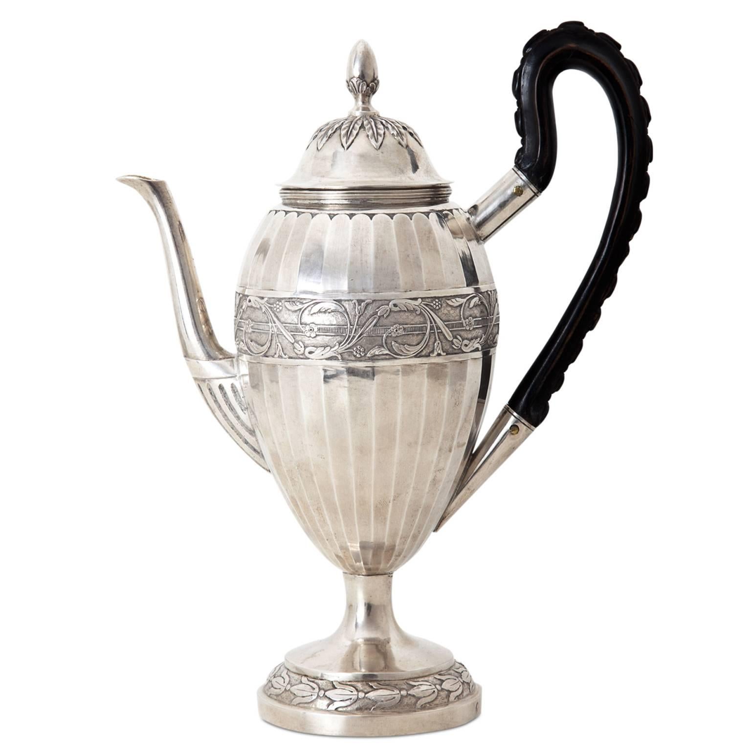 Neoclassical Coffee Pot, Augsburg, 1807-1809