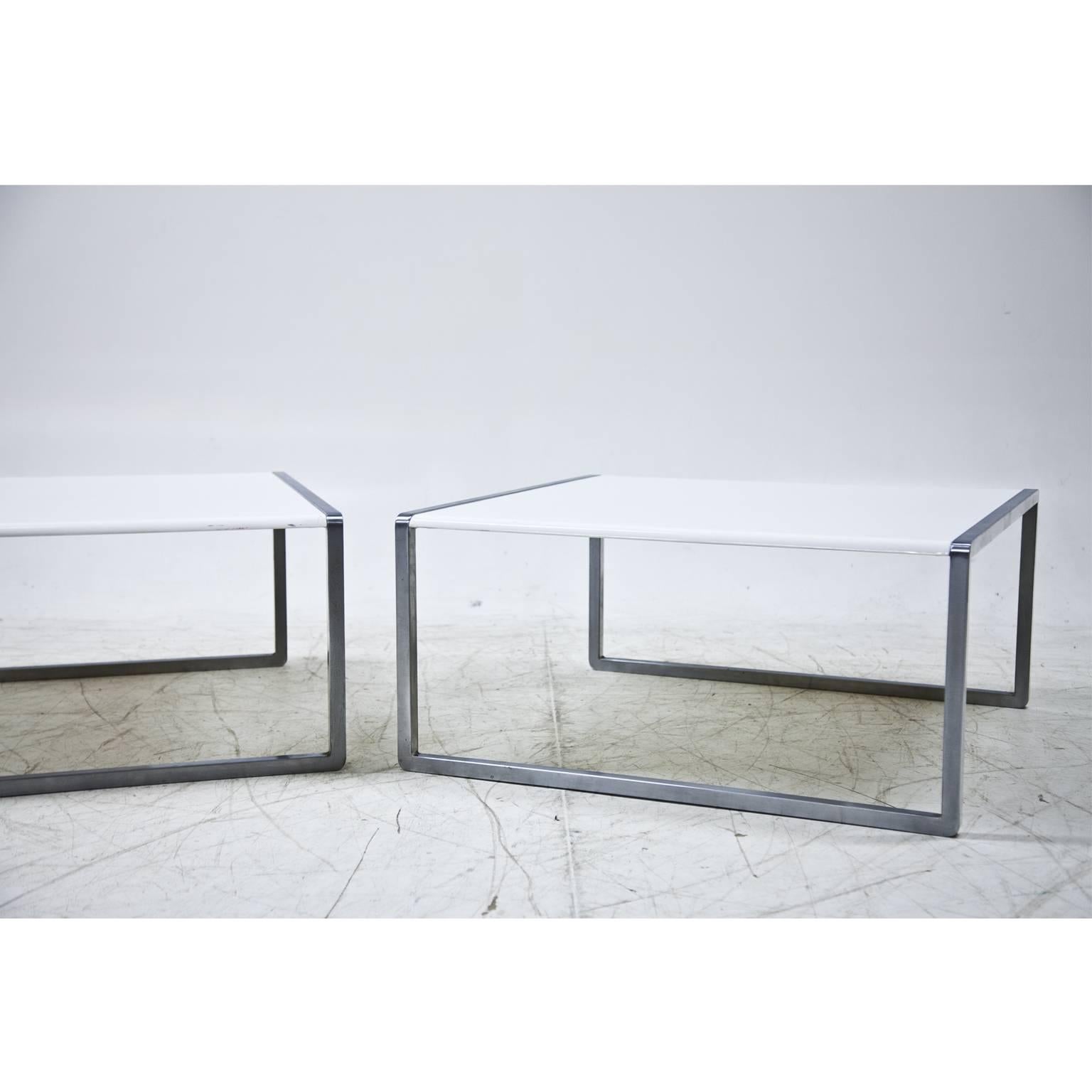 Italian Coffee Tables Attributed to Tecno, Italy, 20th Century