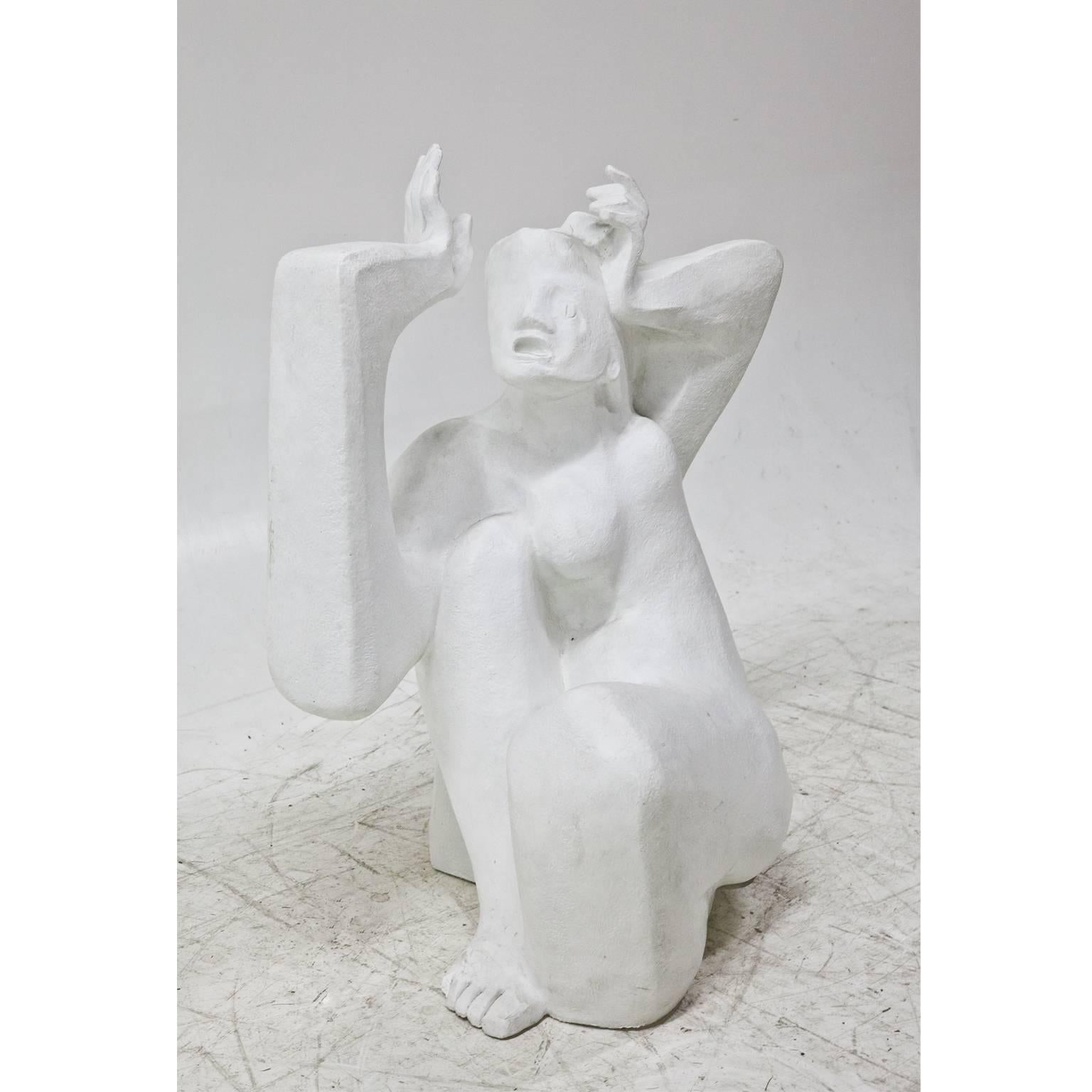 Mid-Century Modern Modern Plaster Sculpture, Italy, Mid-20th Century