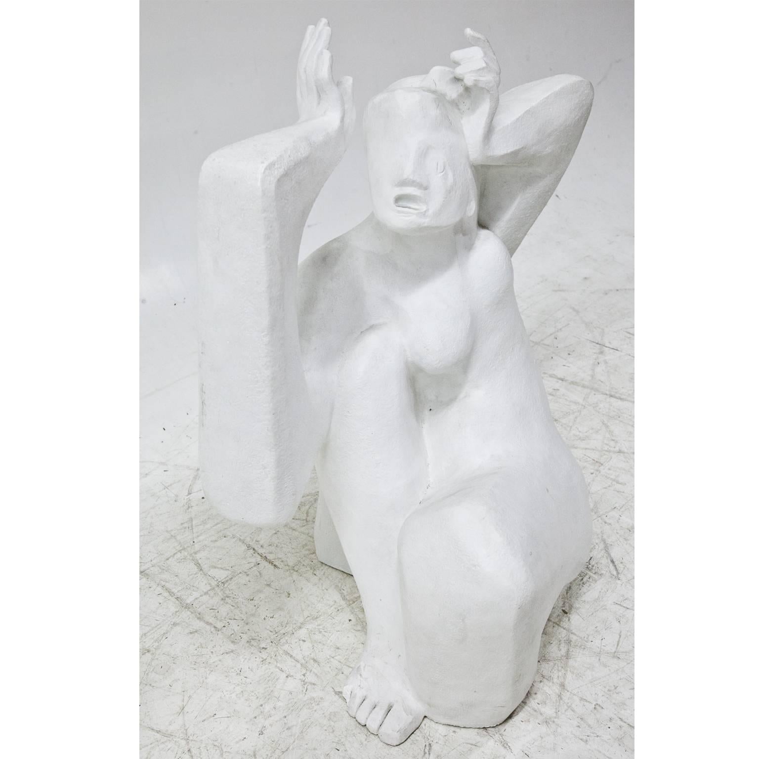 Modern Plaster Sculpture, Italy, Mid-20th Century In Good Condition In Greding, DE