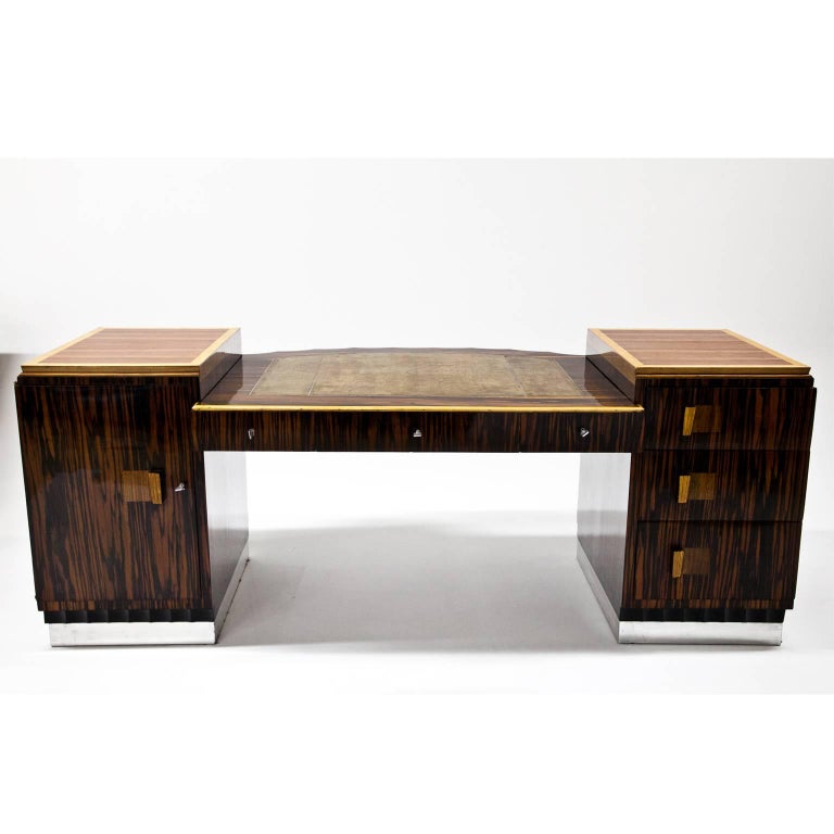 Art Deco Executive Desk, France, circa 1920 For Sale at 1stdibs