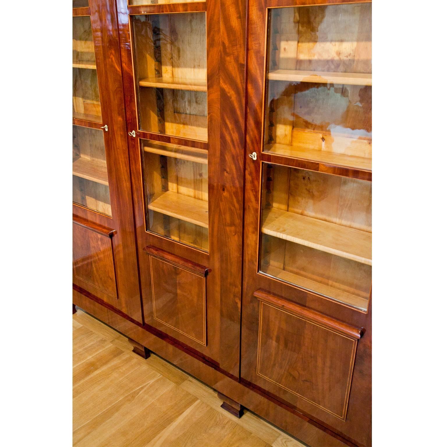 Library Cabinet, Northern Germany, 1820s In Excellent Condition In Greding, DE