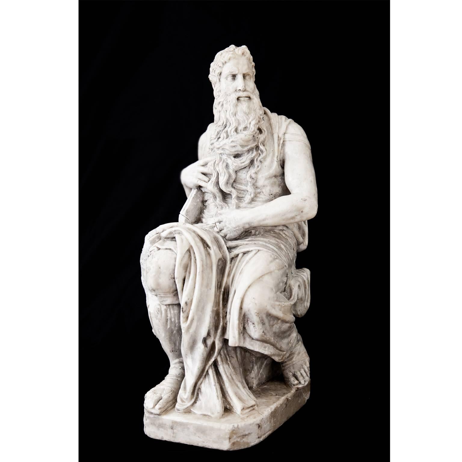 marble statue of moses