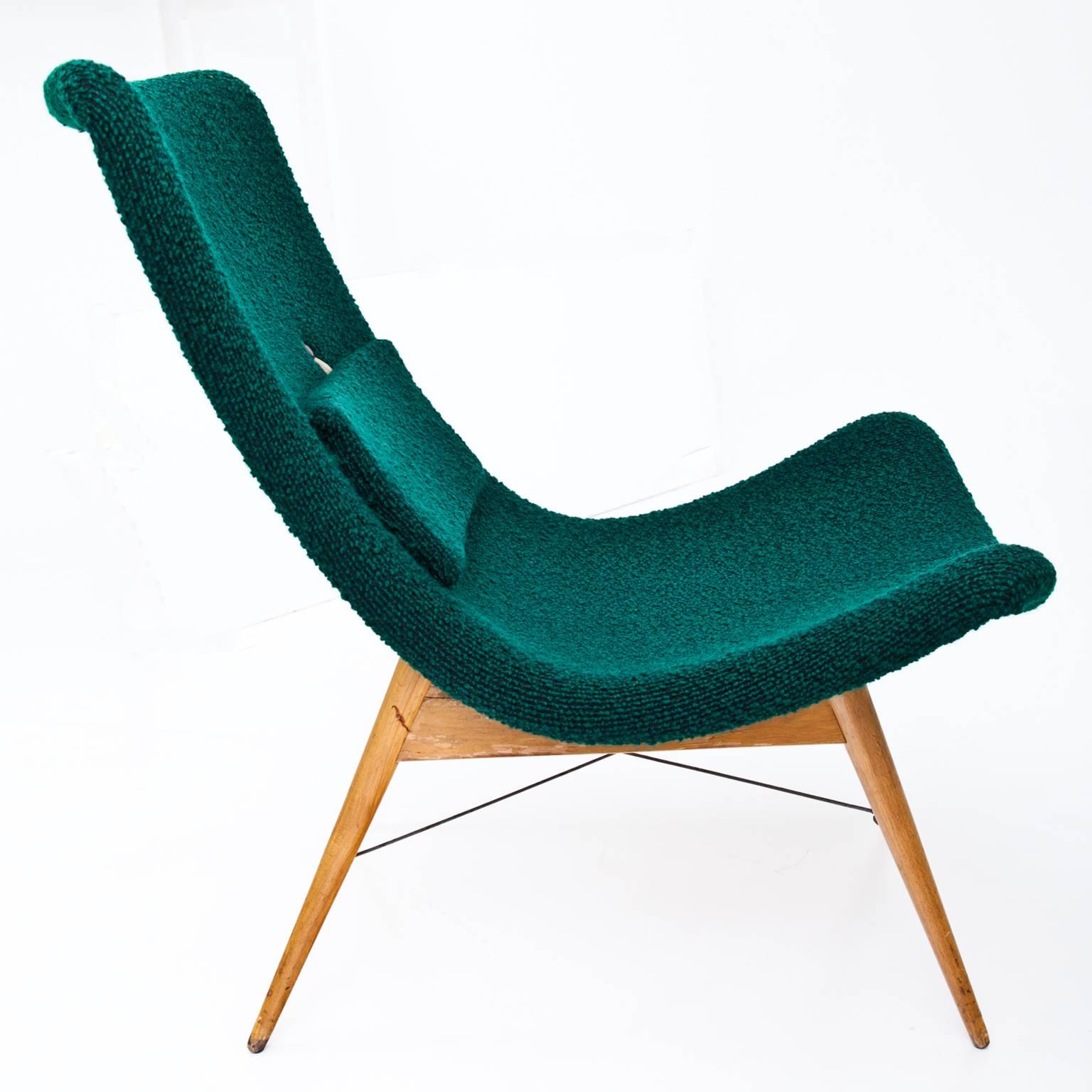 Mid-Century Modern Lounge Chairs by Miroslav Navratil for Cesky Nabytek, Czechoslovakia, 1960s