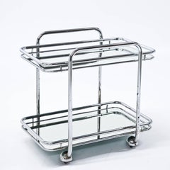 Tubular Stell Bar Cart, 20th Century