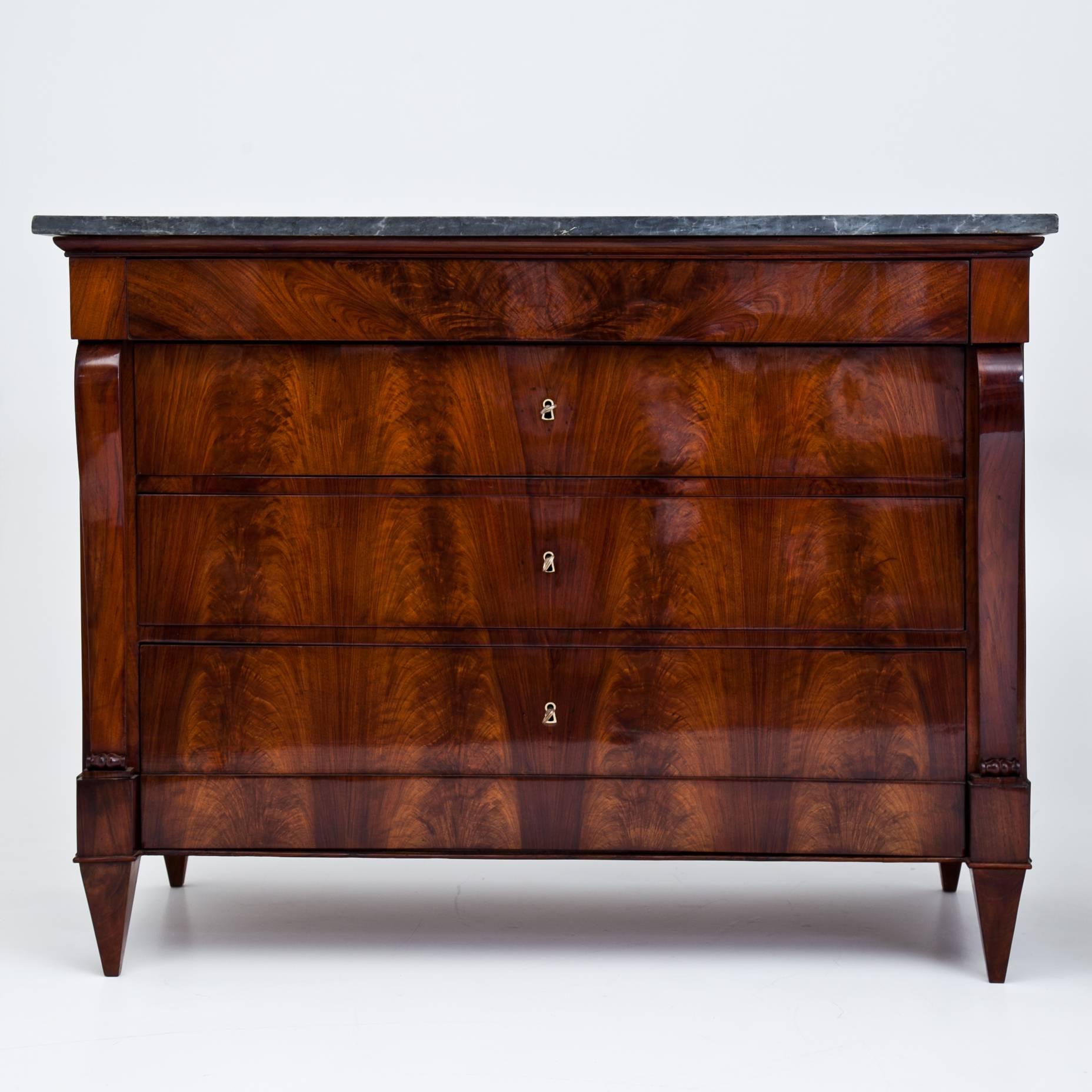 Early 19th Century Italian Walnut Chests of Drawers, circa 1825