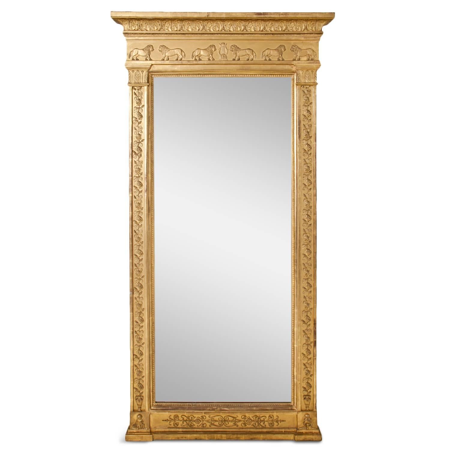 Neoclassical Wall Mirror, Early 19th Century
