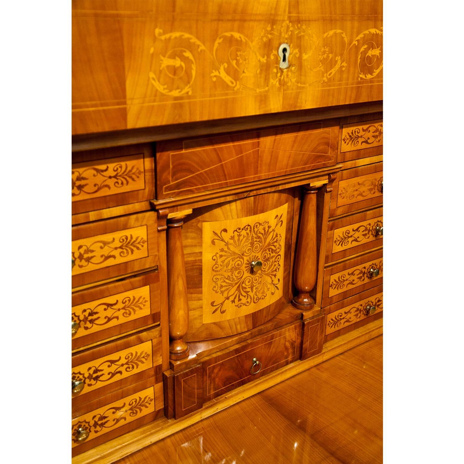 Biedermeier Secretaire, circa 1830 (Deutsch)