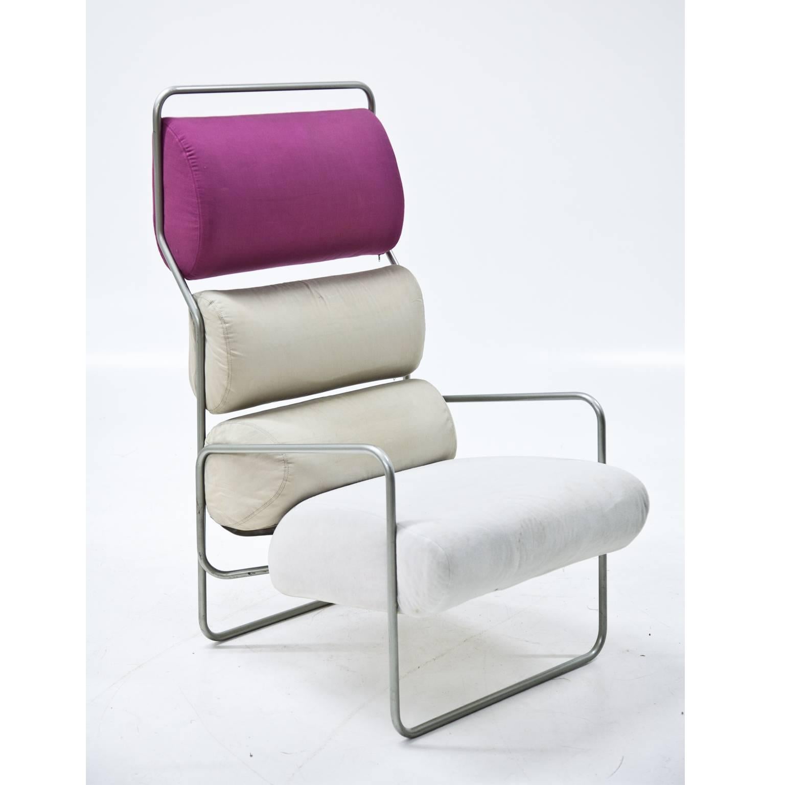 Lounge Chairs by Achille Castiglioni for Driade, Italy, Mid-20th Century In Good Condition In Greding, DE