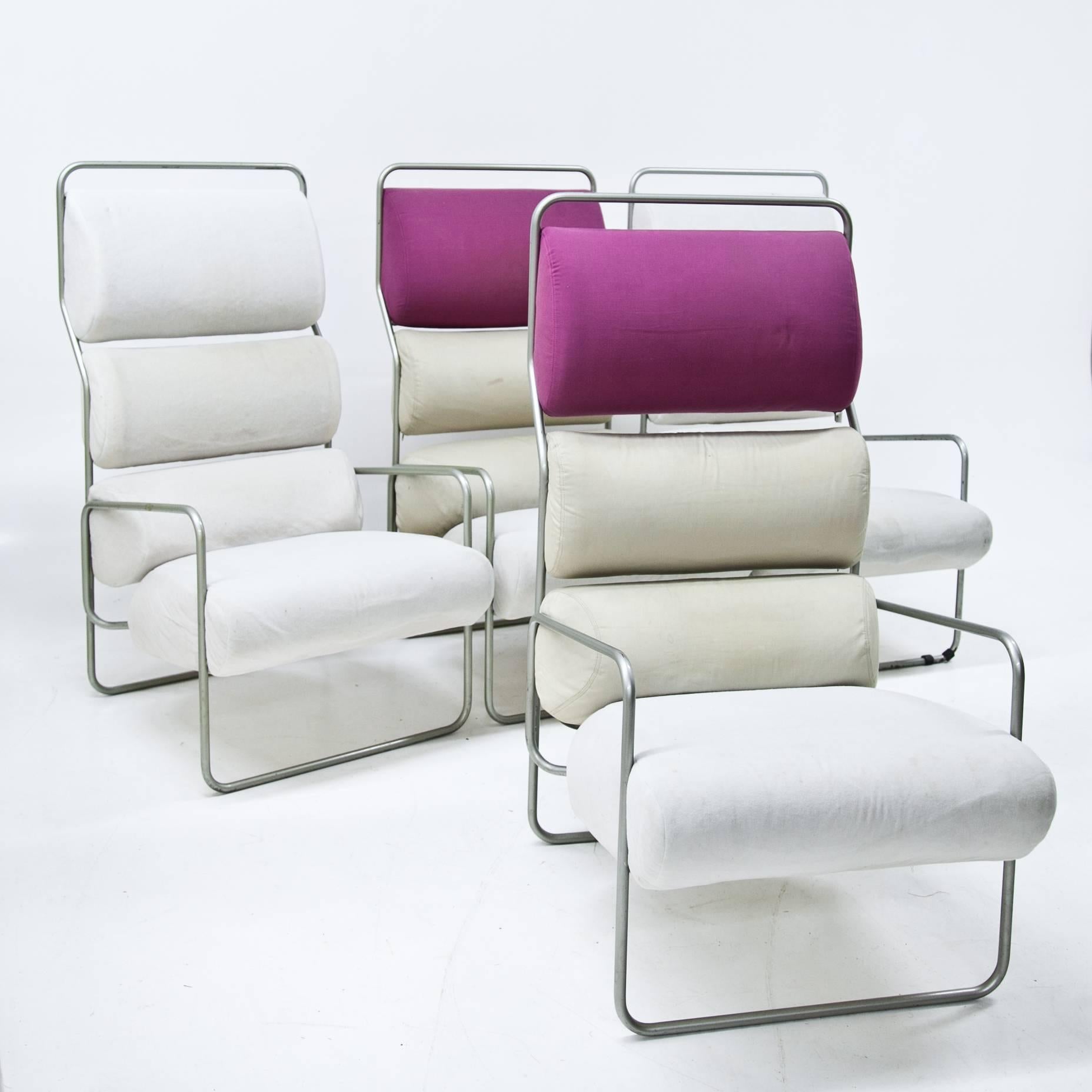 Italian Lounge Chairs by Achille Castiglioni for Driade, Italy, Mid-20th Century
