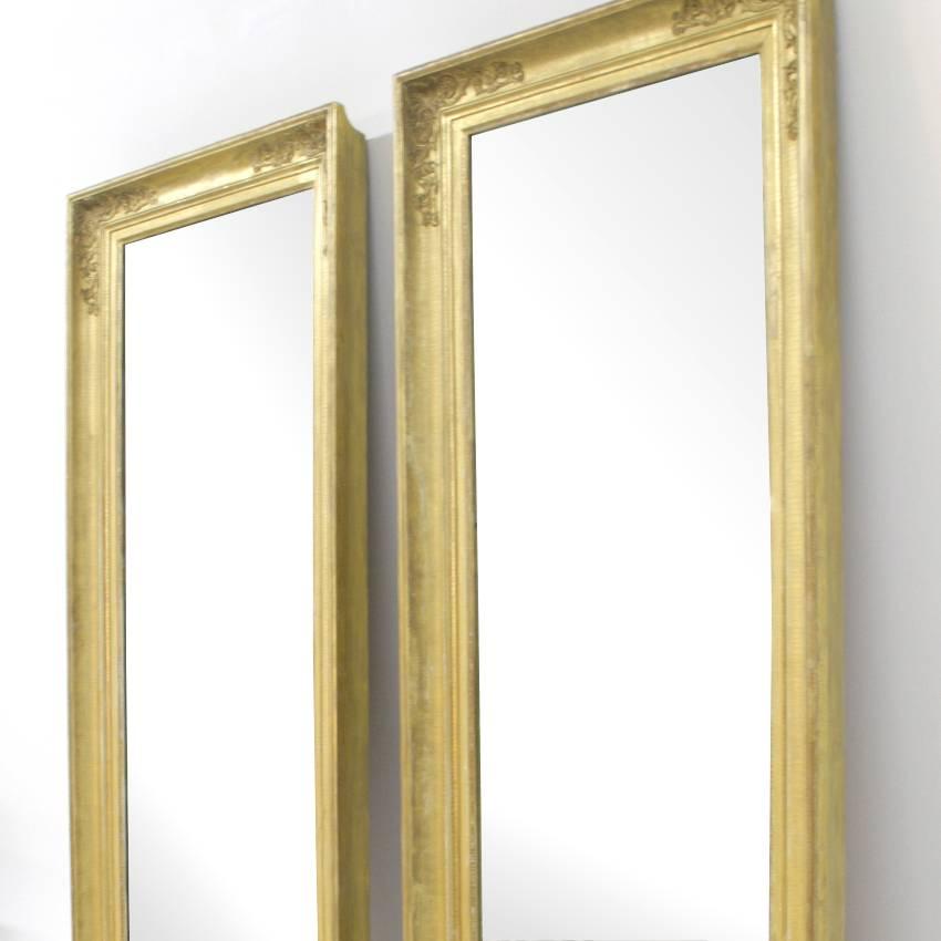 Giltwood Gilt Wall Mirrors, 19th Century