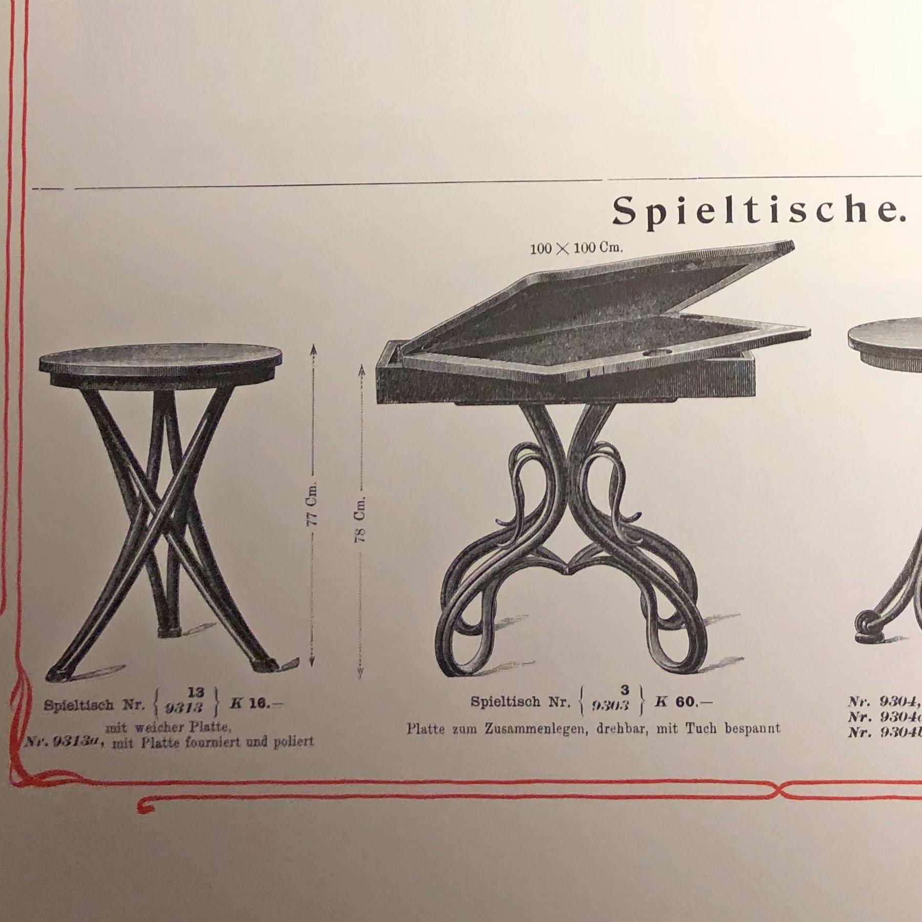 Thonet Brothers Side Tables No. 13, Early 20th Century 5