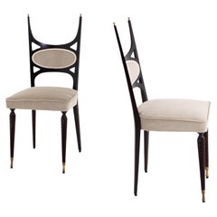 Dining Room Chairs in the Style of Paolo Buffa, Italy, 1950s