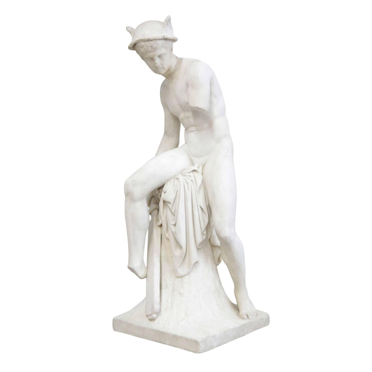marble statue of hermes