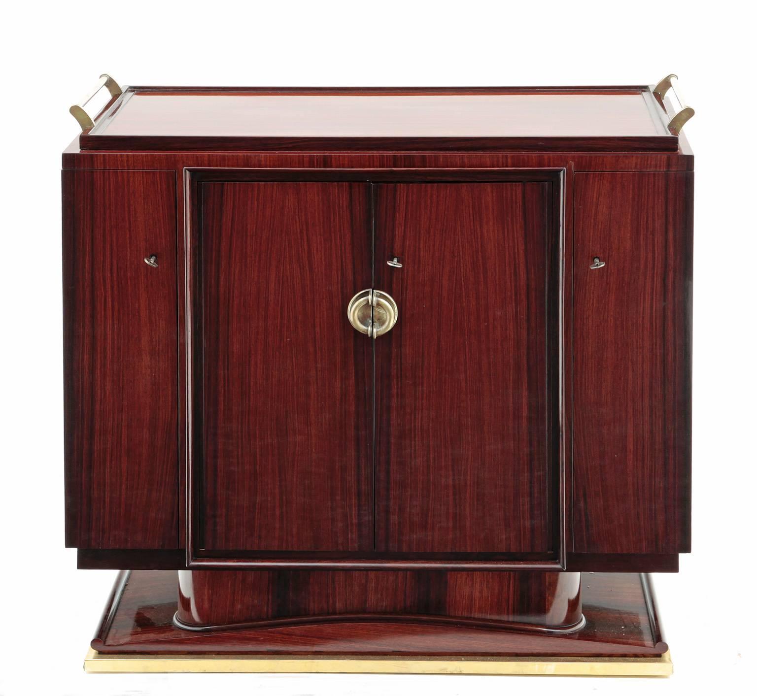 20th Century Bar Cabinet, Art Deco, France, circa 1925