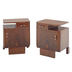 Pair of Art Deco Bedside Tables, 1920s