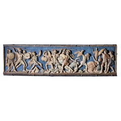 Terracotta relief, Ulysses kills the suitors, attr. to H. W. Bissen, Denmark 19t