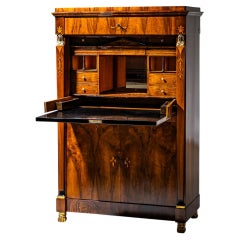 Biedermeier Secretary with Secret Compartments, prob. Danube Monarchy, ca. 1810