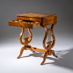 Biedermeier Sewing Table, probably Saxony, circa 1830