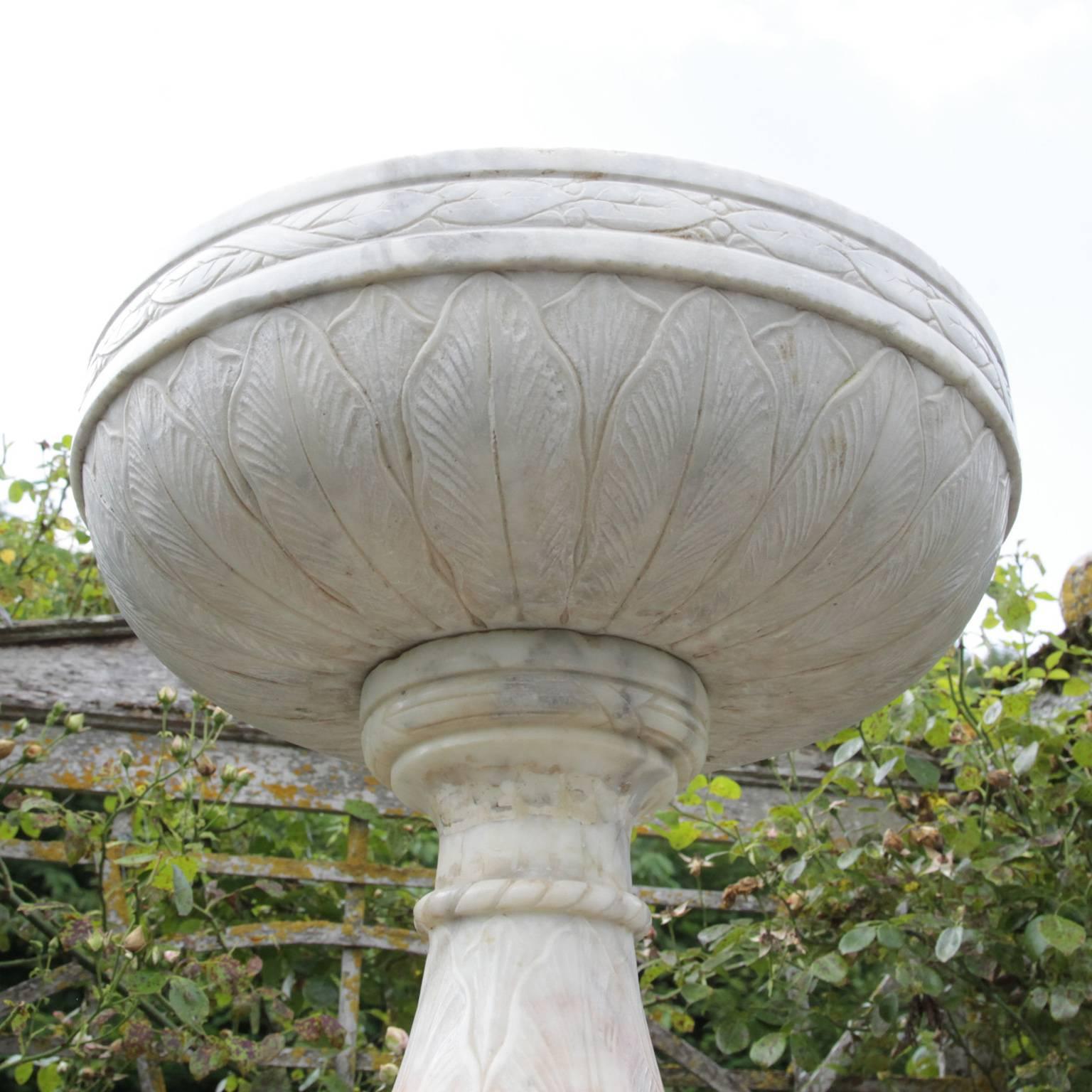 Neoclassical Marble Fountain, Italy, Sicilia, 19th Century