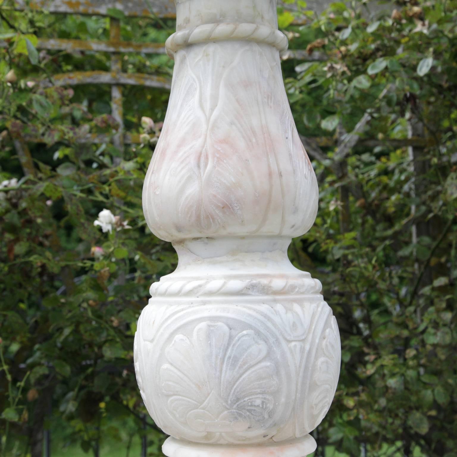 Italian Marble Fountain, Italy, Sicilia, 19th Century