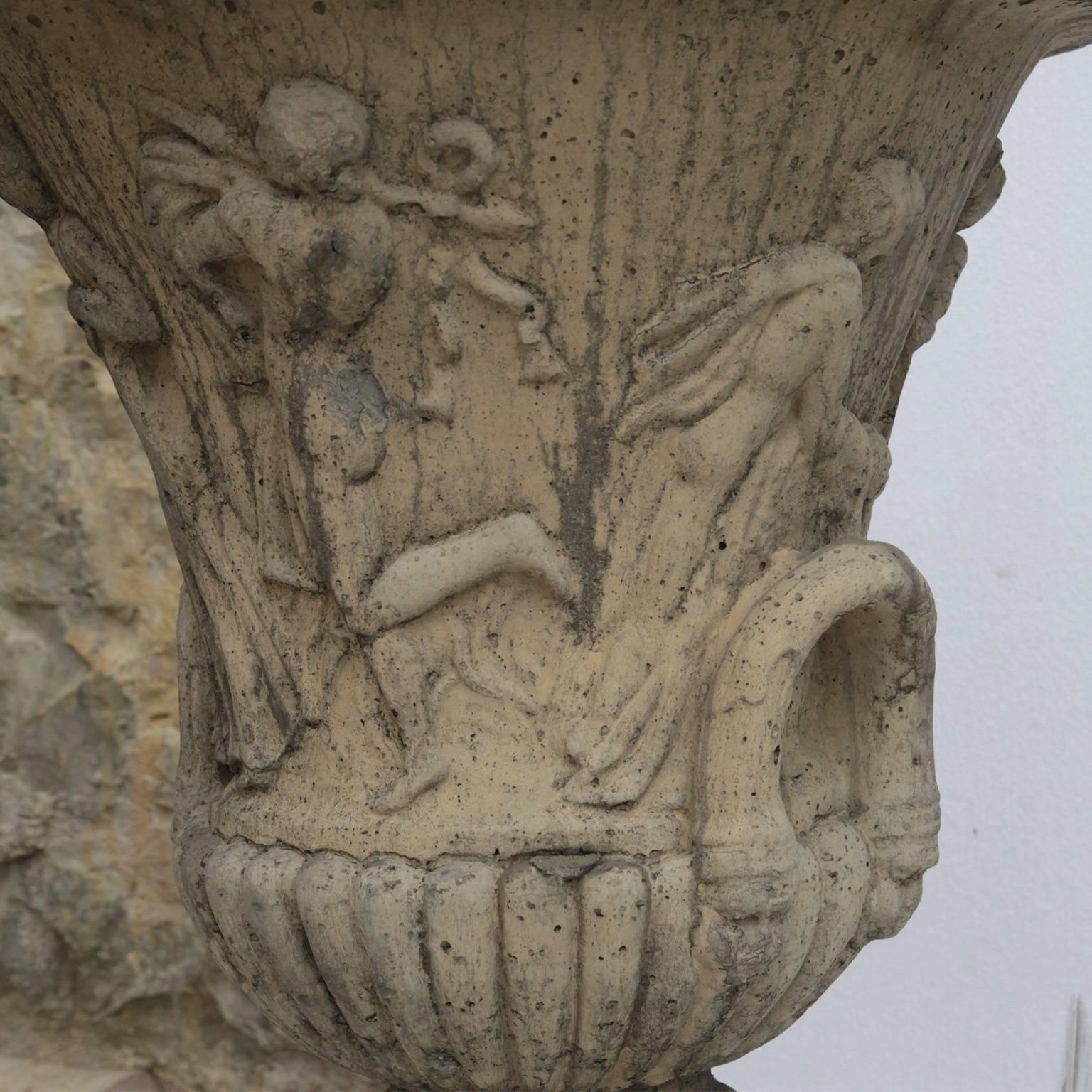 Neoclassical Stone Amphora, 21st Century