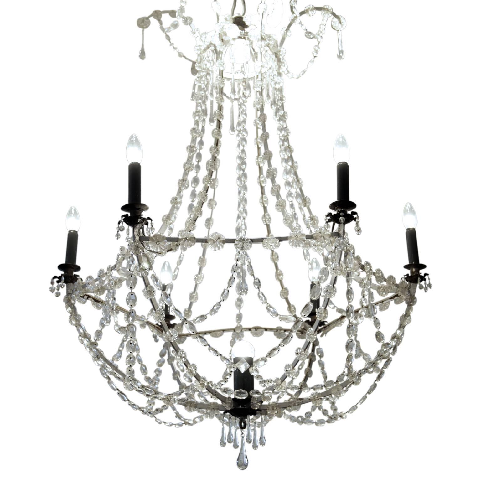 Seven-Light Chandelier, First Half of the 19th Century