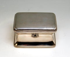 Silver 13 Lot Austrian Nice Biedermeier Sugar Box Chest Vienna Made 1849