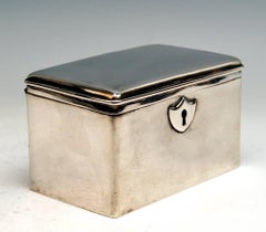 Austrian Biedermeier Silver Sugar Box, Vienna, Josef Wiederspeck, 1839