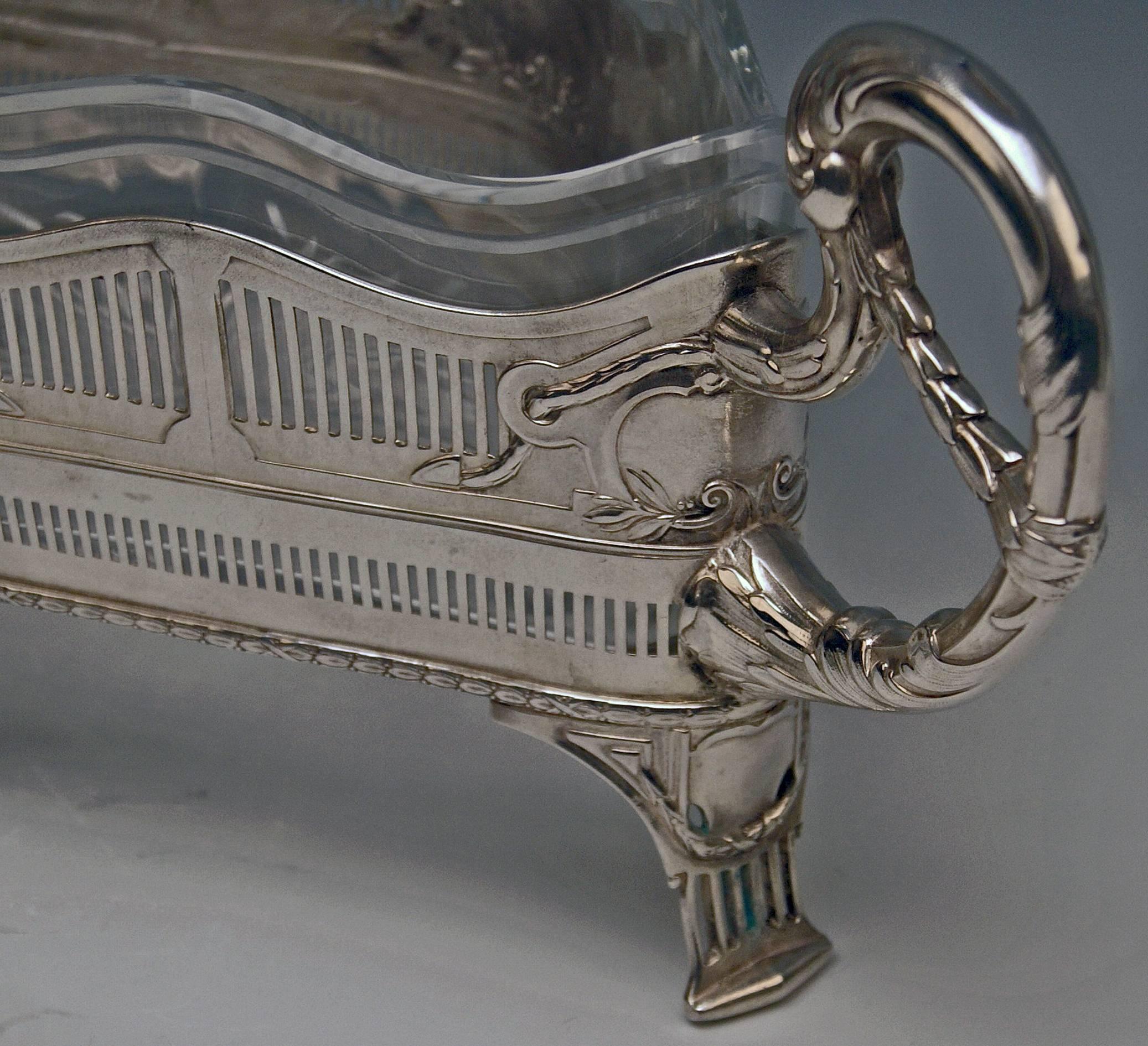 Fioriera d'argento 800 Jardiniere Austria Art Nouveau, circa 1911 in vendita 1