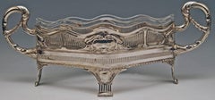 Silver 800 Flower Bowl Jardiniere Austria Art Nouveau, circa 1911