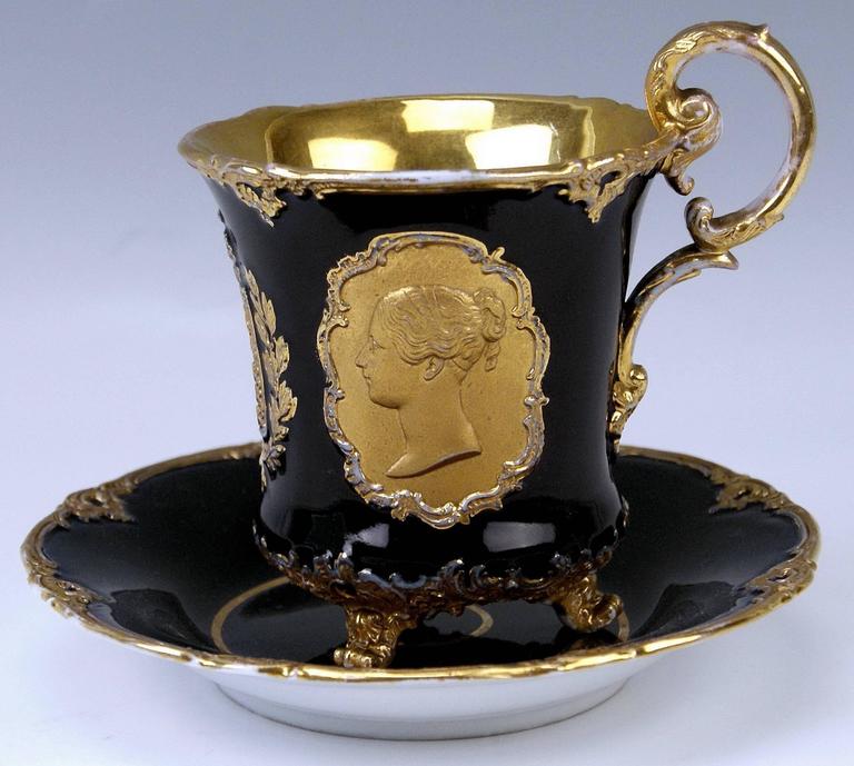 Meissen Cup Saucer Queen Victoria and Husband Albert Vintage, circa  1840-1850 at 1stDibs | meissen cup and saucer, victorian cup and saucer,  queen victoria husband