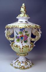 Herend Huge Lidded Vase VBO Hungary, circa 1950,  Height: 22.63 inches