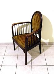 Kohn Art Nouveau Vienna Armchair Model 416 Attributed to Hoffmann or Siegel 1905