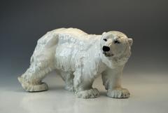 Meissen Tall Animal Figurine Ice Bear T 181 by O. Jarl, circa 1905