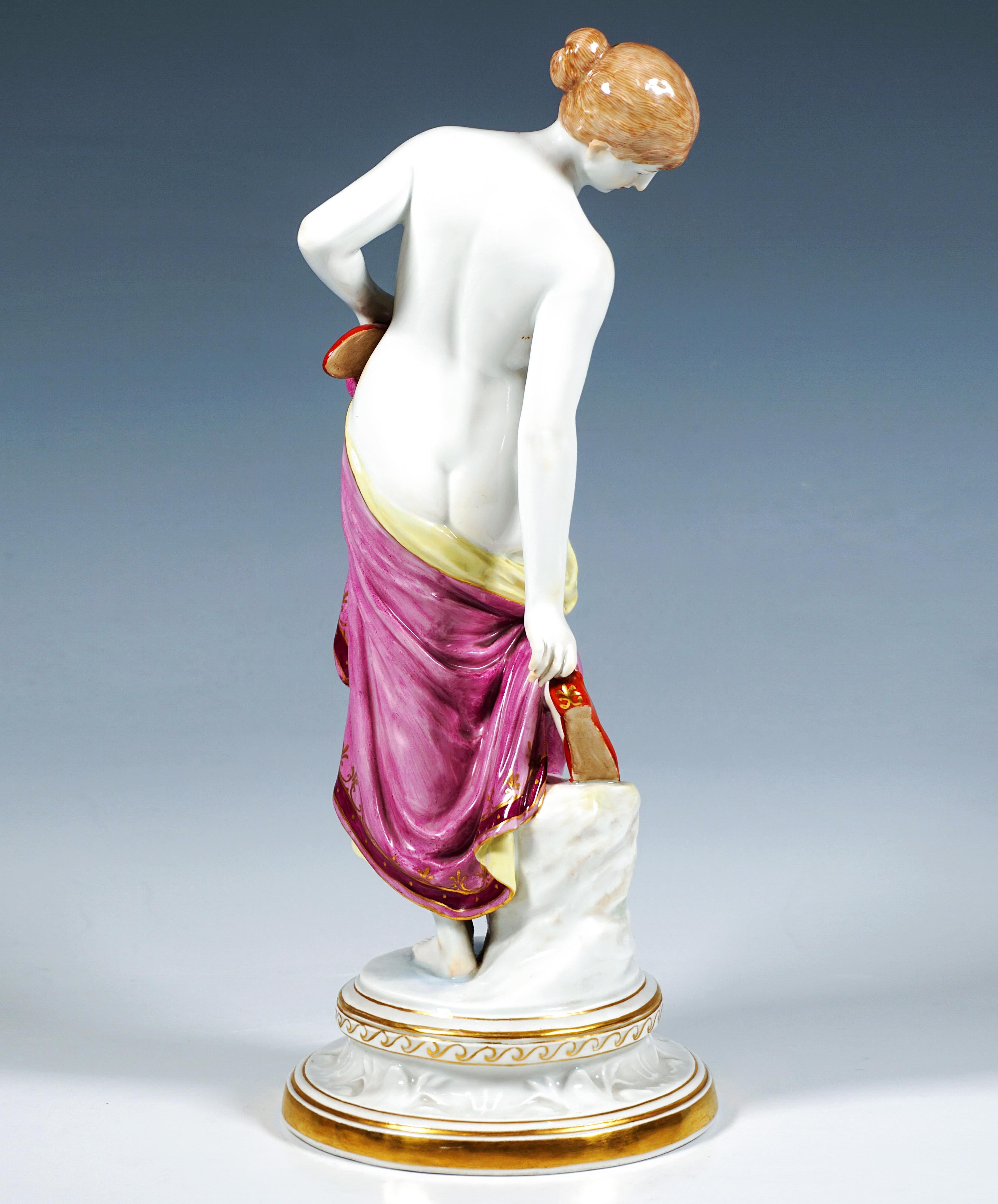 Art nouveau Figurine Meissen Art Nouveau, 