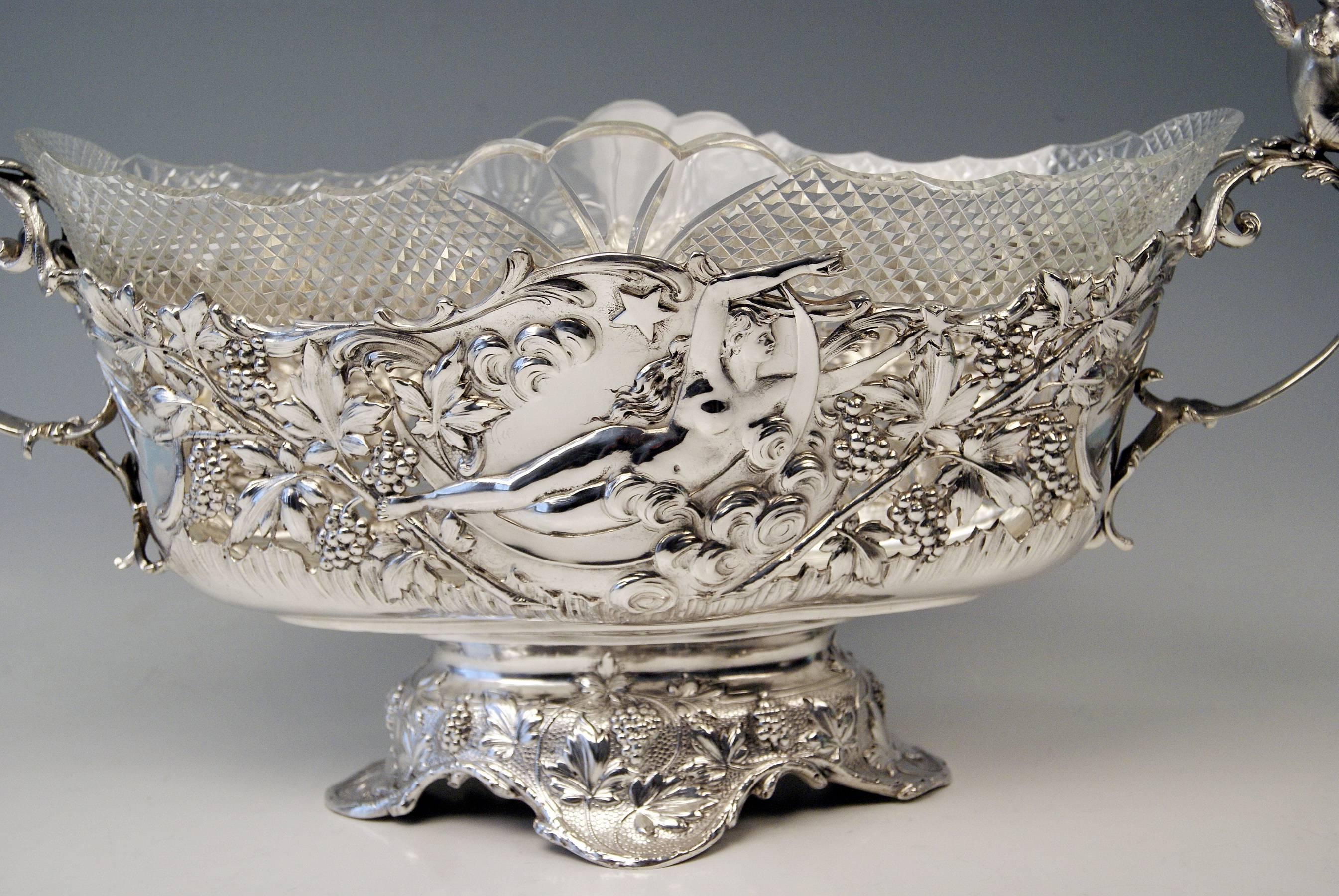 flower bowl silver