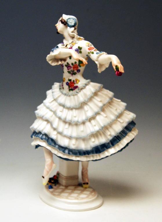 Meissen Chiarina Russian Ballet Dancer created by Paul Scheurich c.1924 ...
