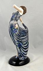 Goldscheider Vienna Posed Lady Dancer Nice Figurine by Josef Lorenzl, circa 1934