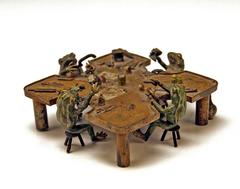 Vienna Bronze by Franz Bergman Working Frogs Lovely Metal Worker, circa 1900