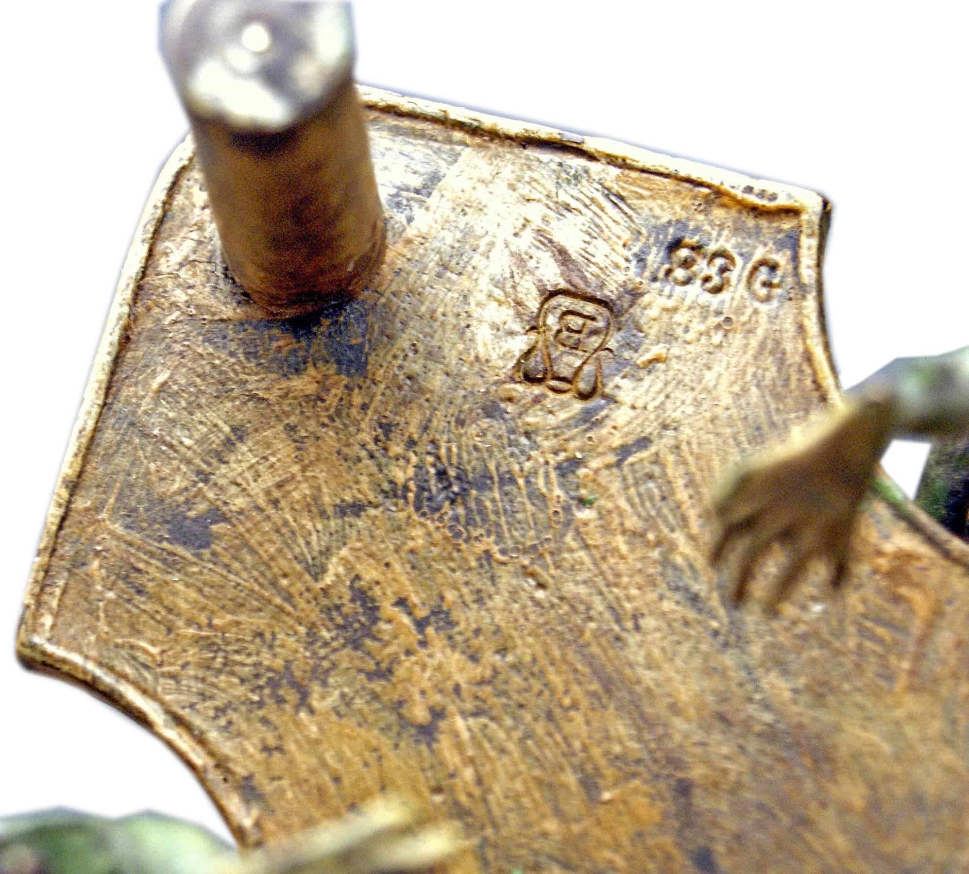 Austrian Vienna Bronze by Franz Bergman Working Frogs Lovely Metal Worker, circa 1900