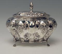 Sterling Silver Box by G.Nathan & R.Hayes UK Chester, circa 1902-1903