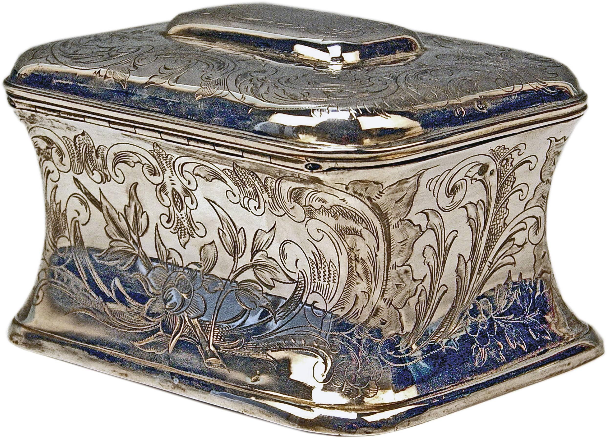 antique sugar box