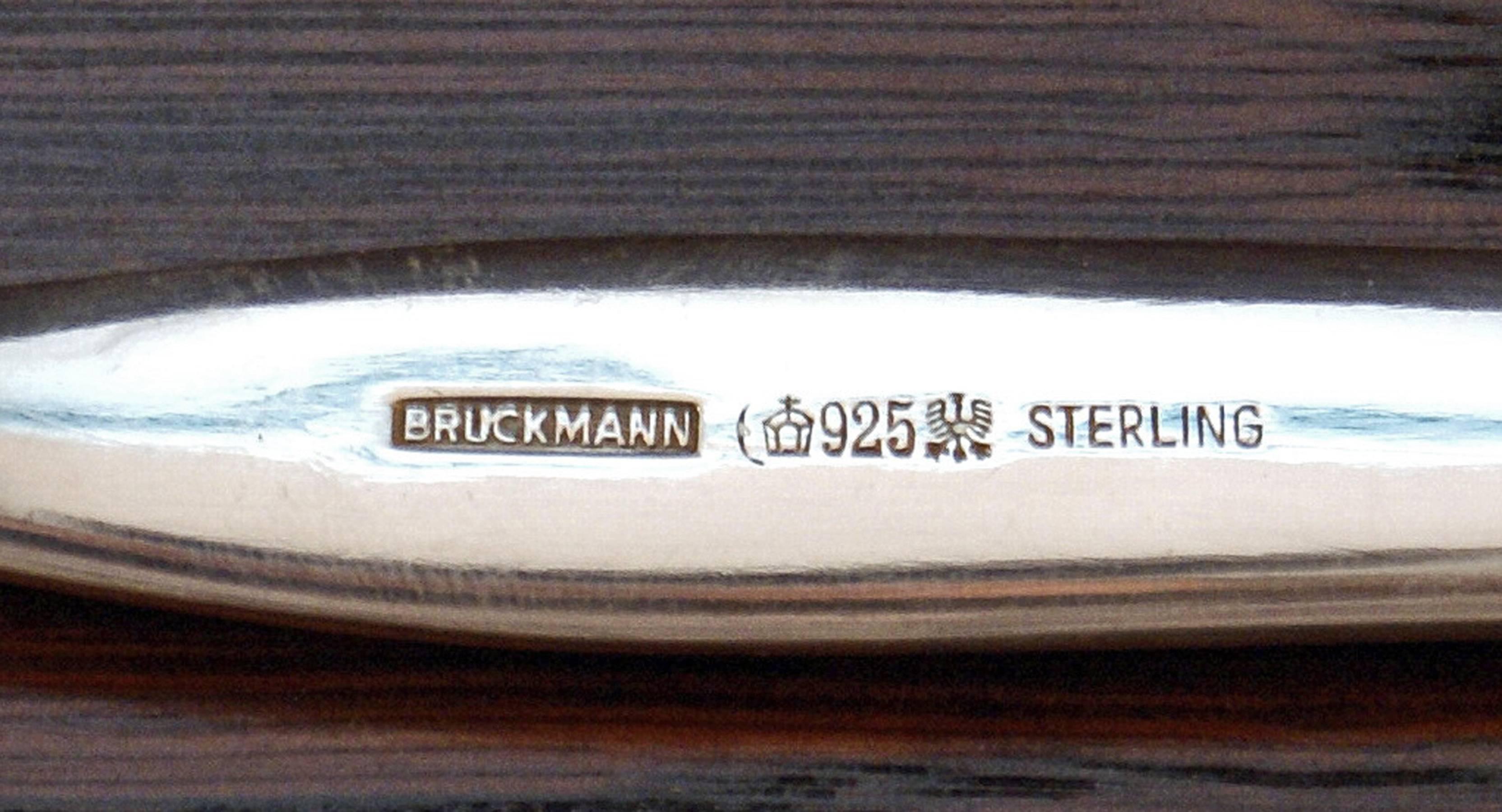 Silver 925 72-Piece Cutlery Set 12 Pers, Bruckmann Germany Design K.Dittert 1