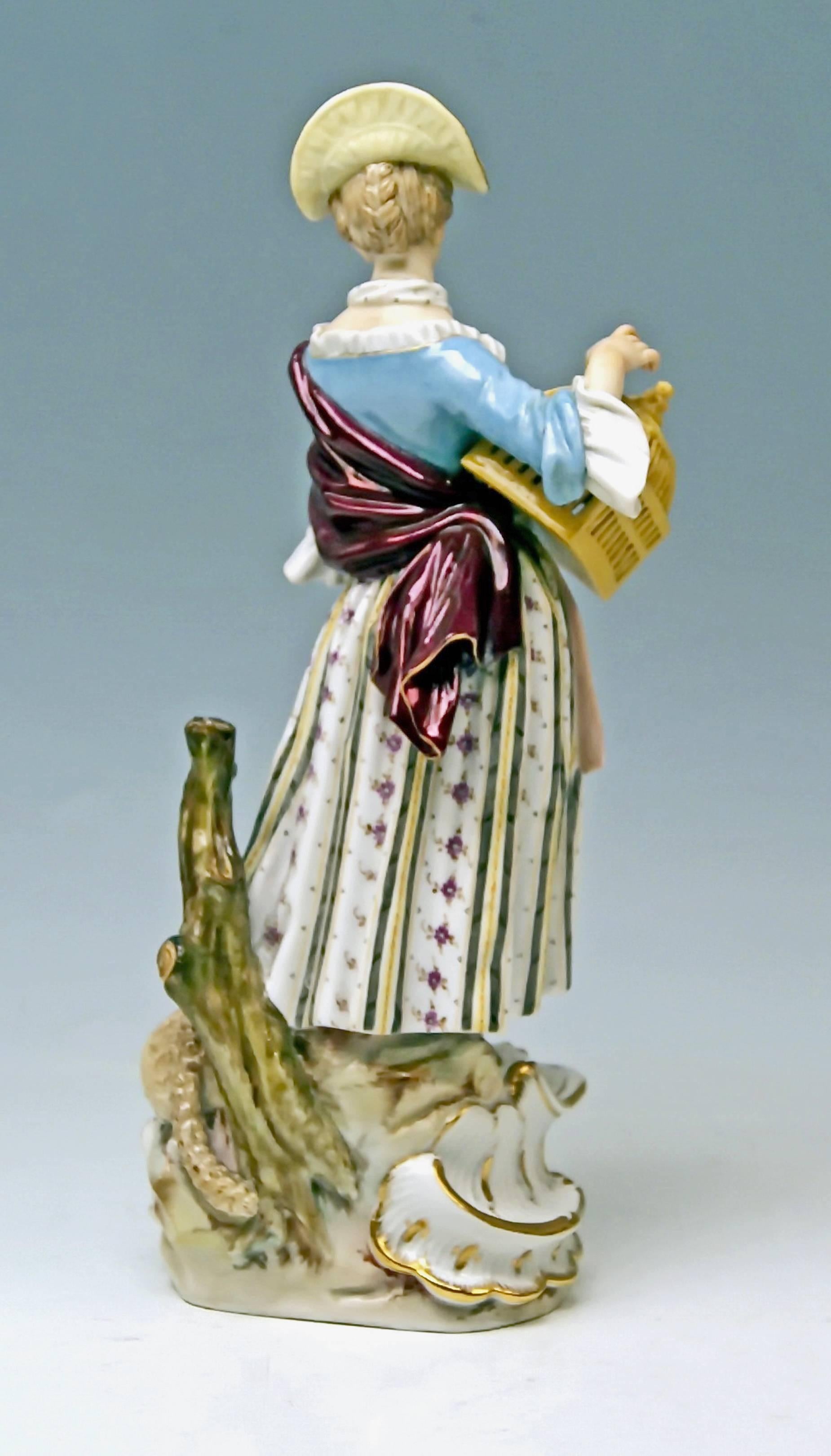 meissen shepherdess figurine