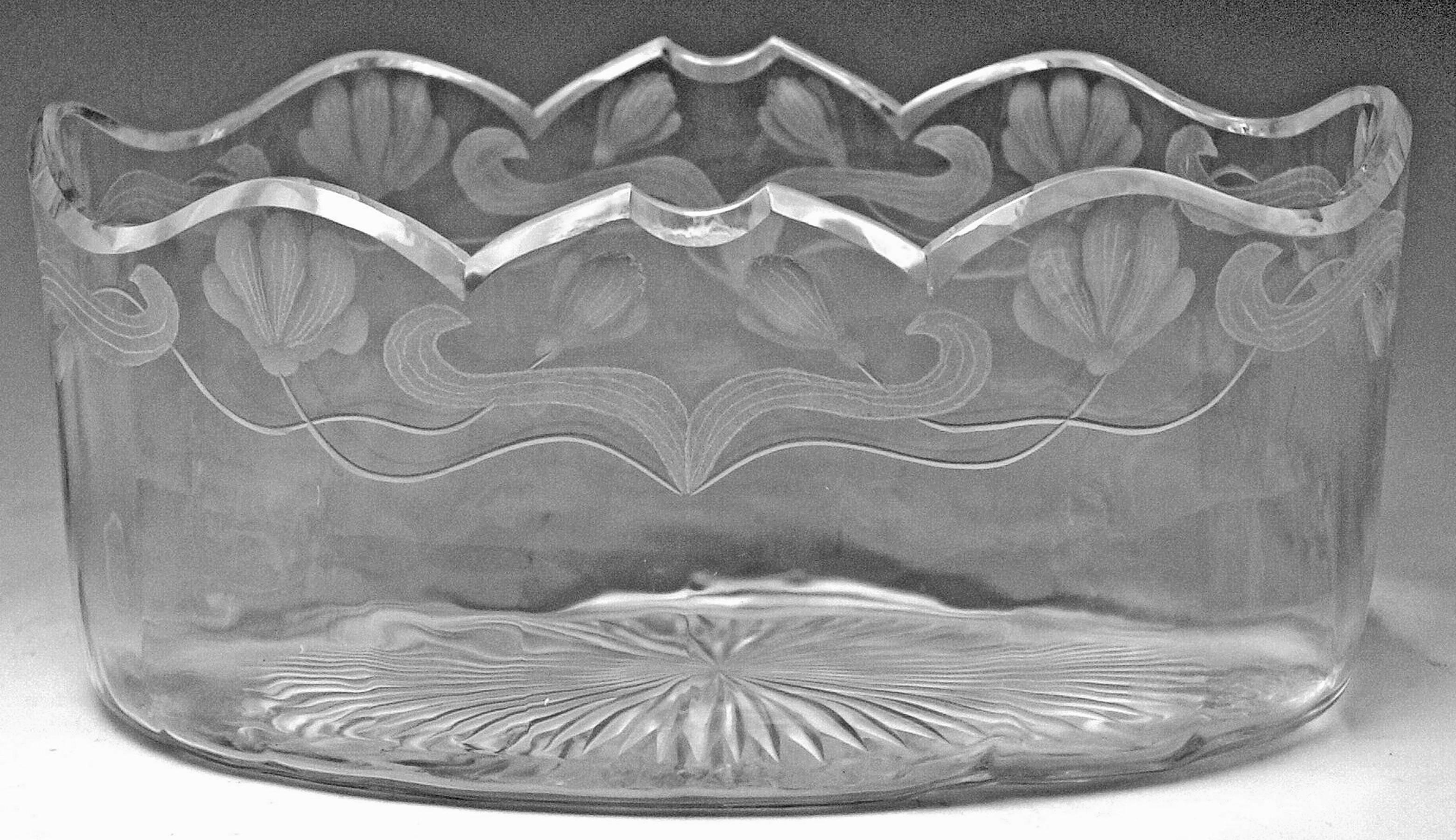 Flower Bowl Silver 800 Art Nouveau Jardinière Friedmann Vienna Austria made 1900 1