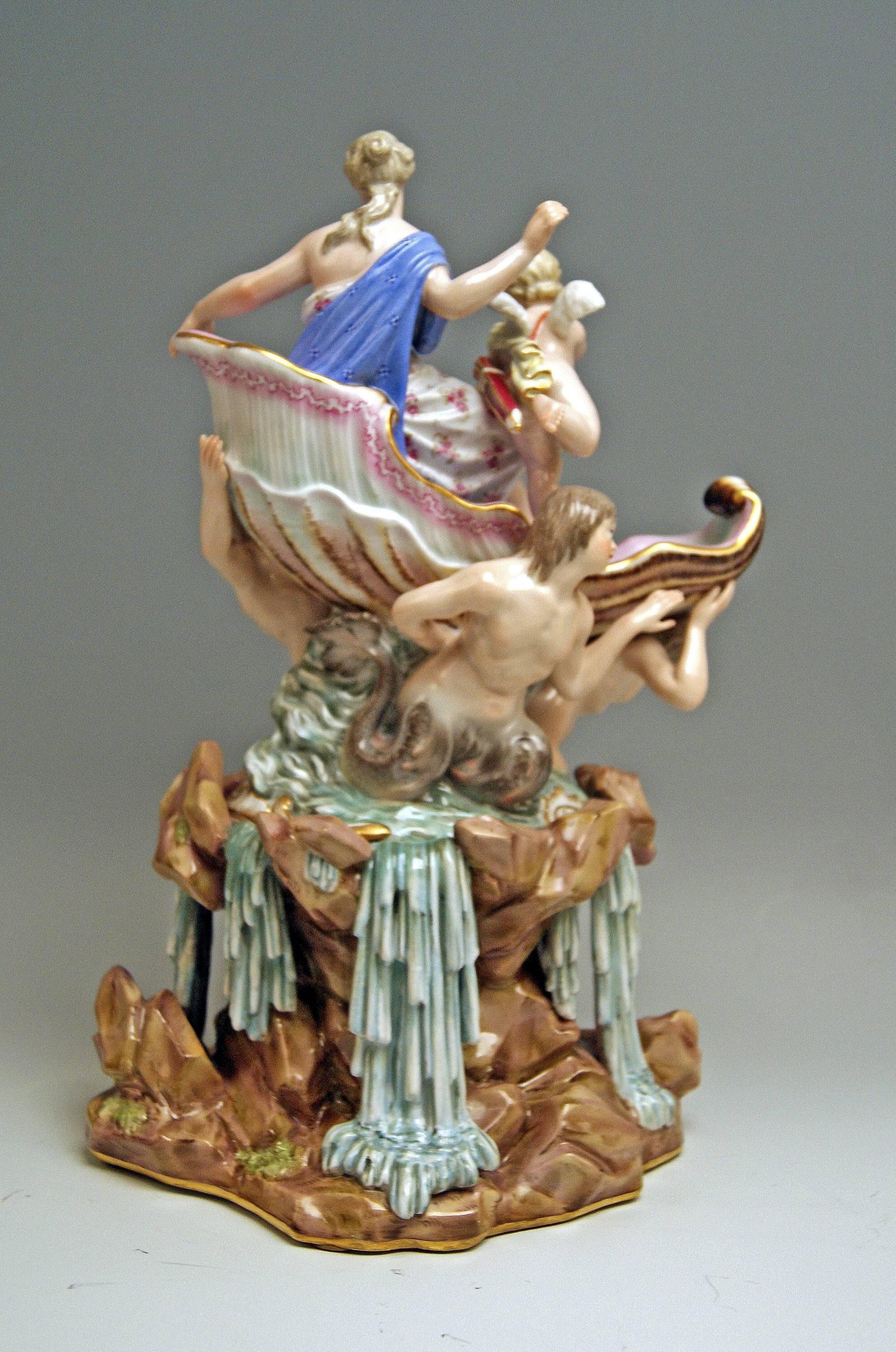 German Meissen Triumph of Venus Model 127 Kaendler Kändler Johann Joachim made c. 1860